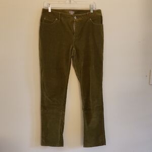 J. Jill Green Corduroy Pants